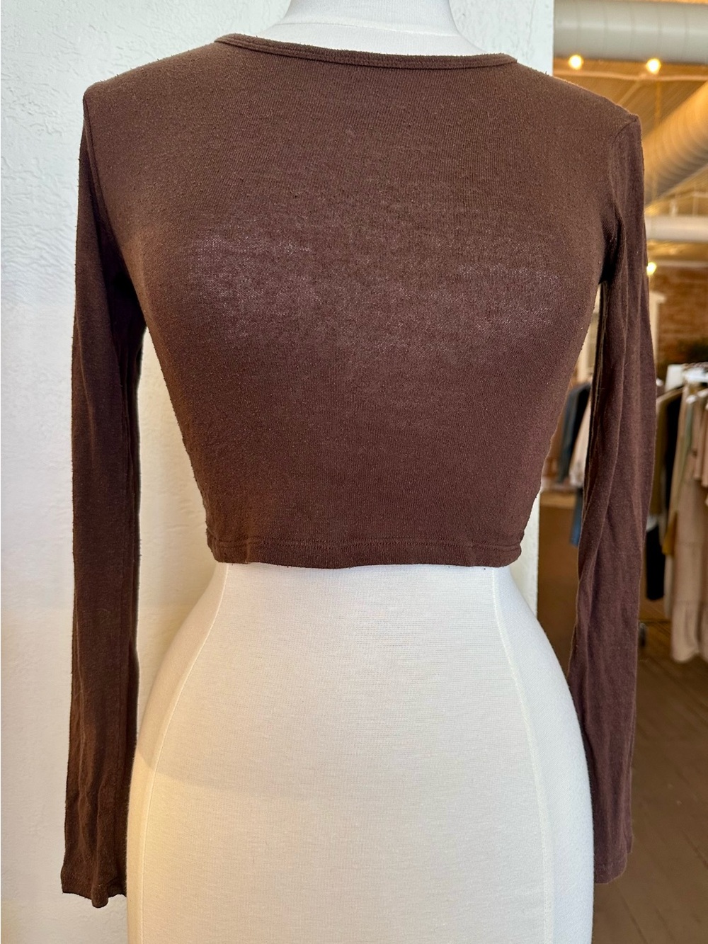 Ozma Lia Top, Regen Silk Noil Jersey, Manzanita Size Small - Picture 4 of 6